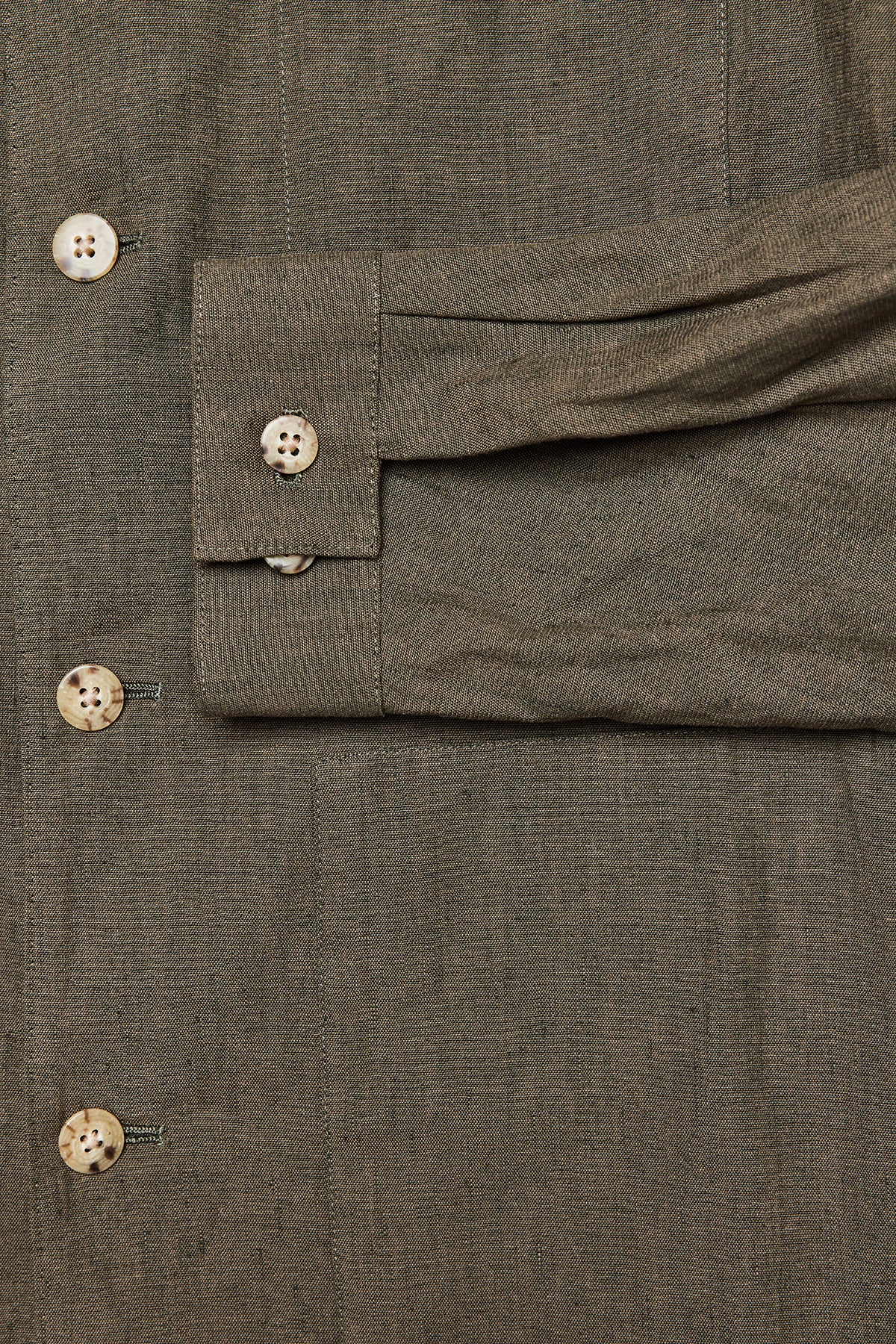Arienzo - Khaki Shirt Jacket - Image 5