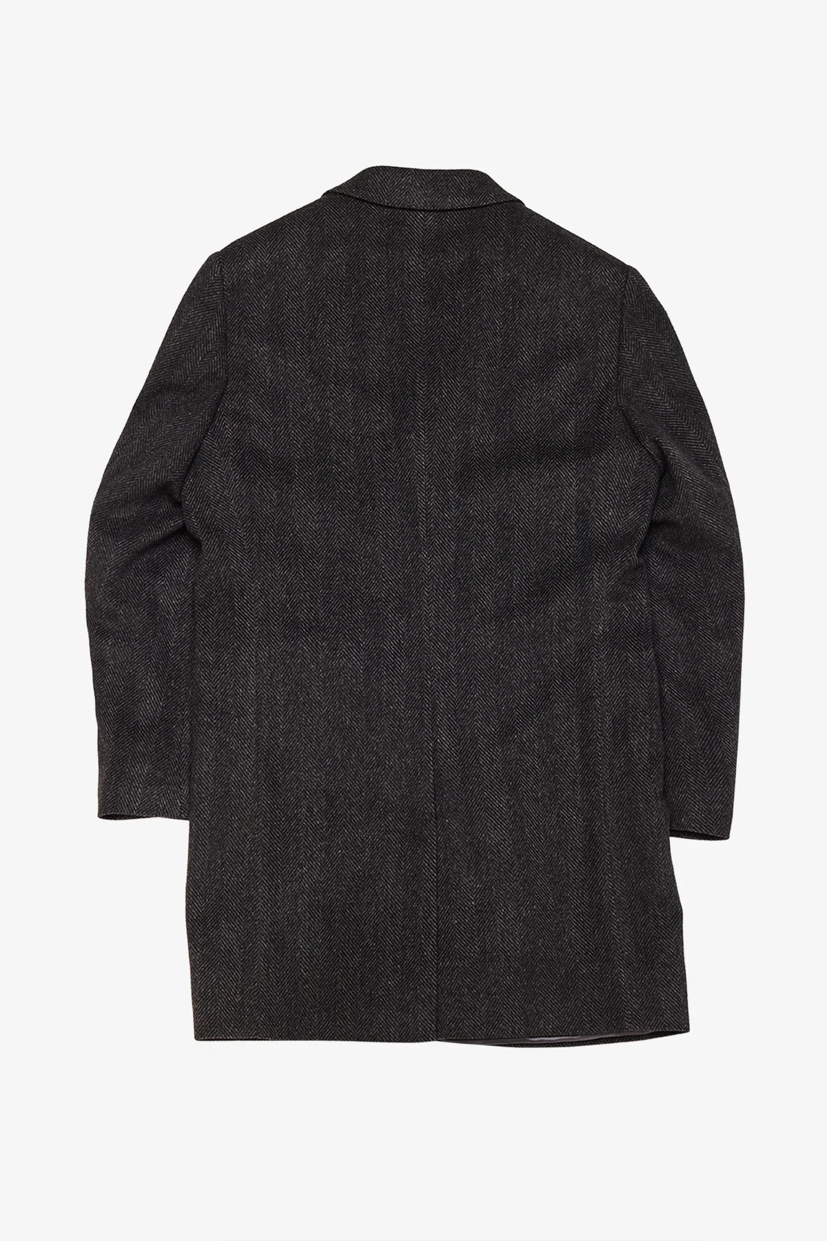 Elroy - Charcoal Double Breasted Overcoat - Image 2