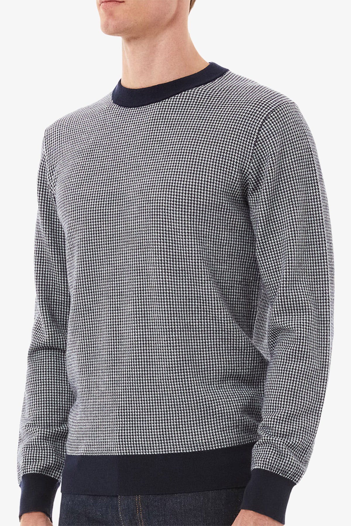 Jaylin - Navy Crewneck Knit - Image 5