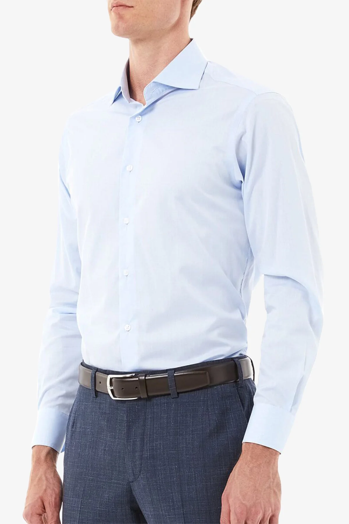 Nigel - Twill Light Blue Shirt - Image 4