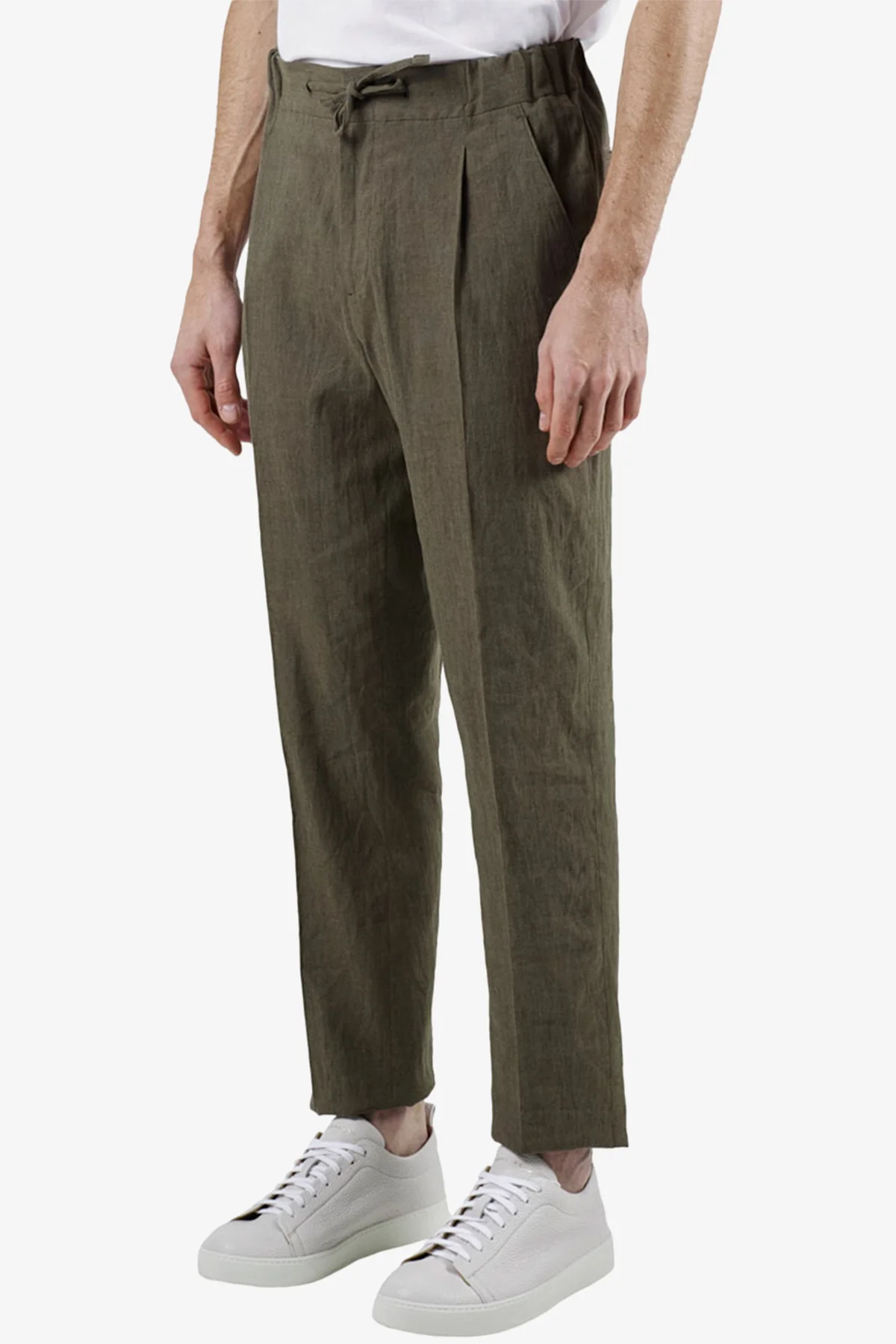 Sirenuse - Khaki Drawstring Pant - Image 3