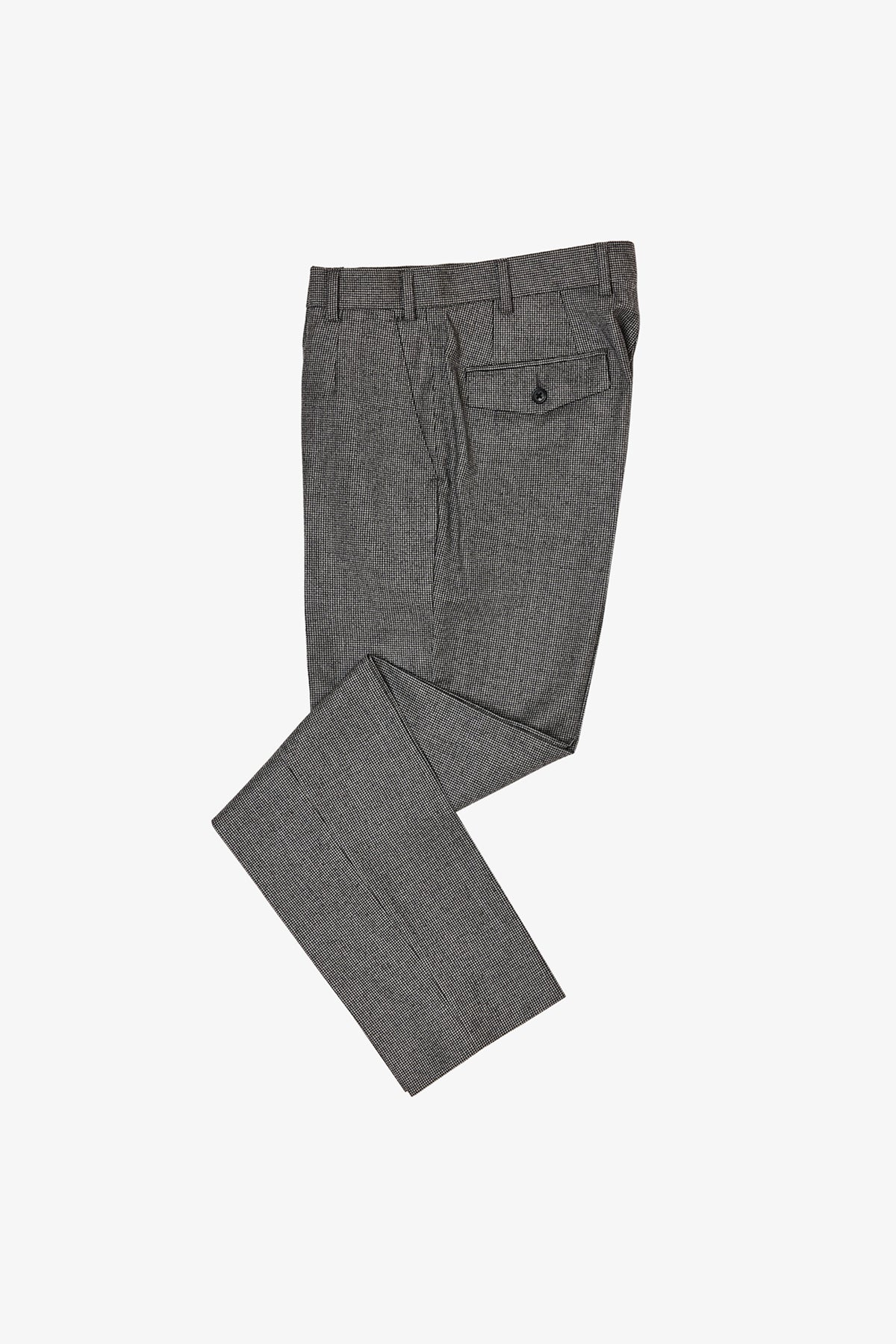 Slack - Mid Grey houndstooth Trouser